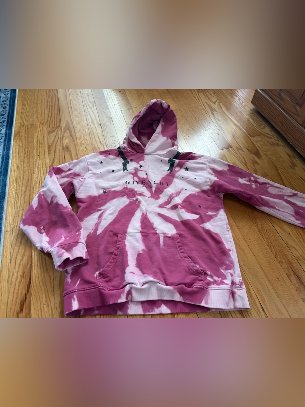 Pink Tie Dye Givenchy Hoodie